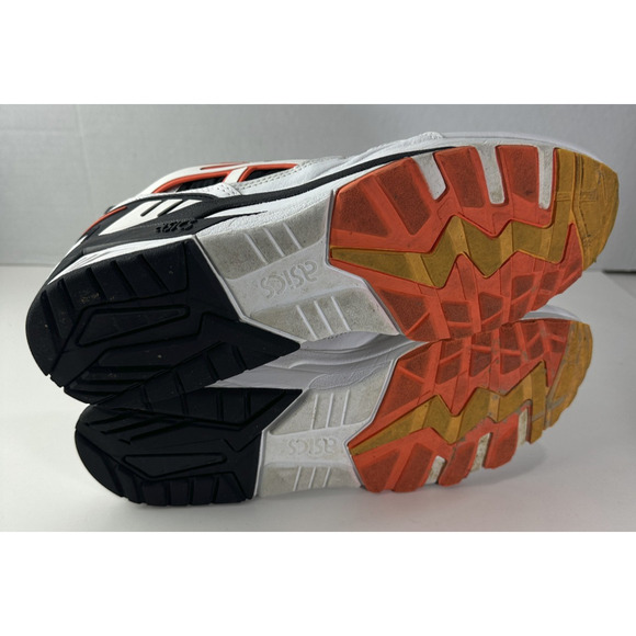 Asics Tiger GEL-Kayano Trainer White Black Orange Shoes Training Men's Size 11.5 - Picture 11 of 13